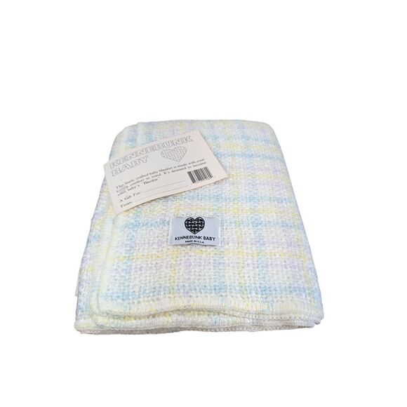 NWT Vintage Kennebunk Weavers Gender Neutral Melange Baby Blanket FT1060 - Picture 2 of 7
